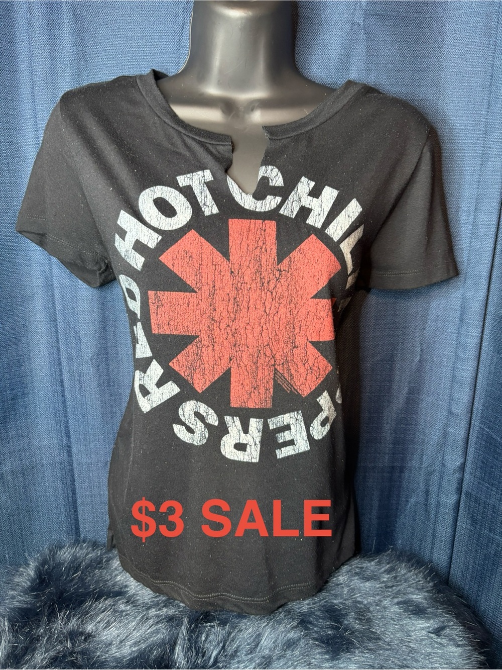 Bench Black Short Sleeve Tee with Red Graphic
